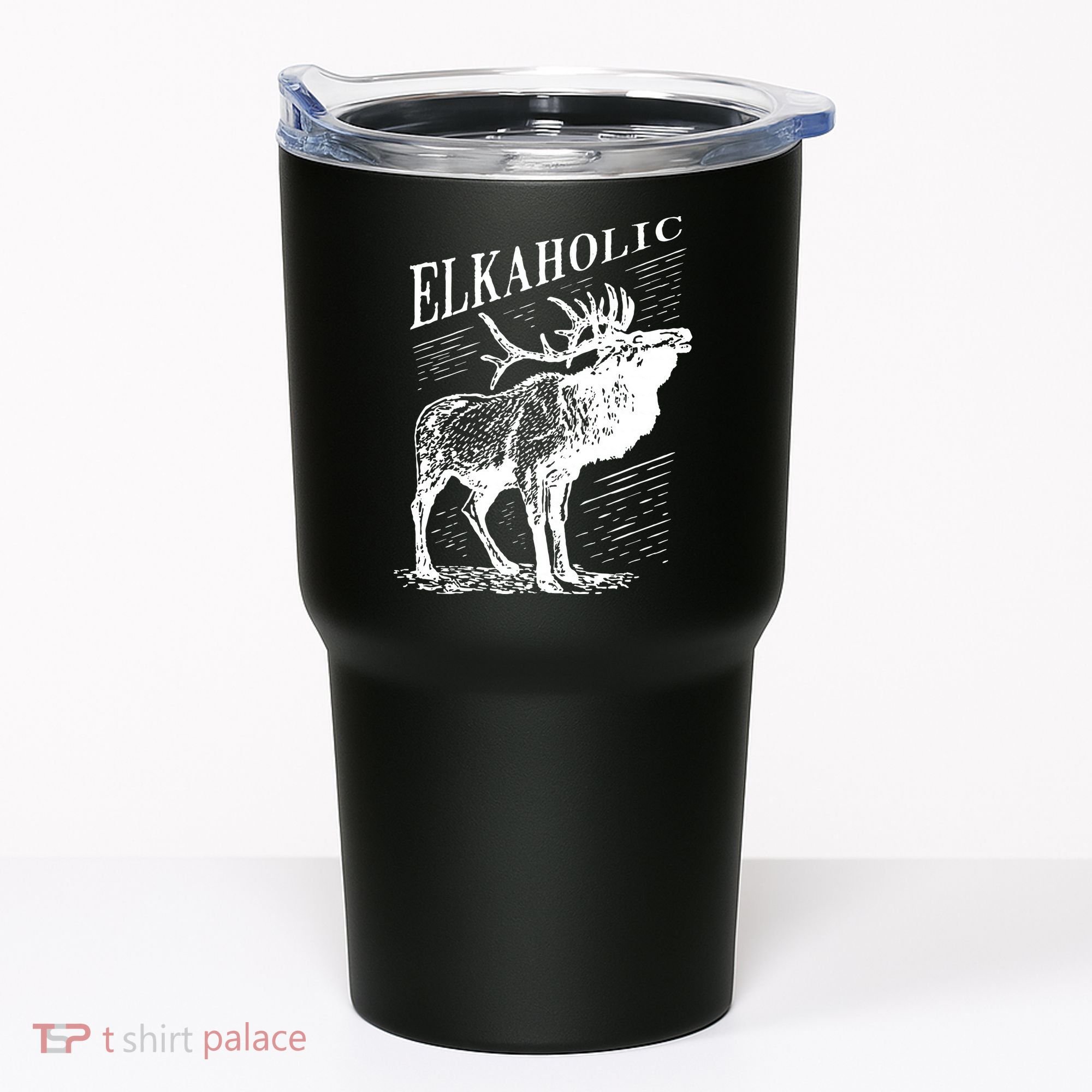 Funny Elk Hunting Elkaholic For Hunters Tumbler