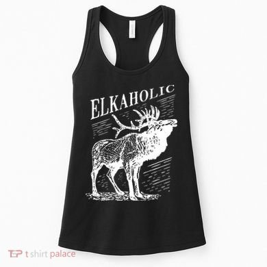 Funny Elk Hunting Elkaholic For Hunters Women's Tank Top