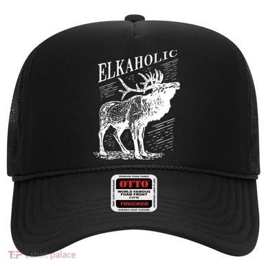 Funny Elk Hunting Elkaholic For Hunters Hat