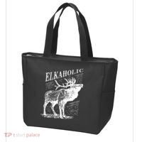 Funny Elk Hunting Elkaholic For Hunters Tote Bag thumb 3