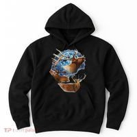 Funny Elk Hunting Elk Howling At The Moon Hoodie thumb 0