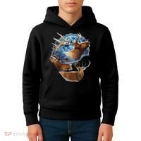 Funny Elk Hunting Elk Howling At The Moon Kids Hoodie thumb 4