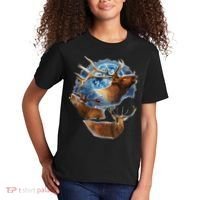Funny Elk Hunting Elk Howling At The Moon Kids T-Shirt thumb 2