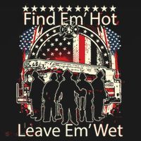 Find Em Hot Leave Em Wet Firefighter Women's Tank Top thumb 5