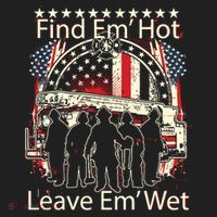 Find Em Hot Leave Em Wet Firefighter Hat thumb 2