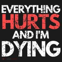 Funny Everything Hurts I'm Dying Fitness Workout Gym Wo Sweatshirt thumb 3