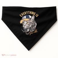 Funny Everything Is Pawsible Hiphop Cat USA-Made Doggie Bandana thumb 0
