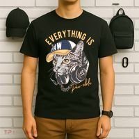Funny Everything Is Pawsible Hiphop Cat T-Shirt thumb 6
