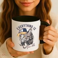 Funny Everything Is Pawsible Hiphop Cat Coffee Mug thumb 3