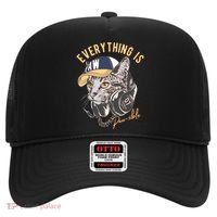 Funny Everything Is Pawsible Hiphop Cat Hat thumb 0
