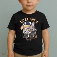Funny Everything Is Pawsible Hiphop Cat Toddler T-Shirt thumb 2