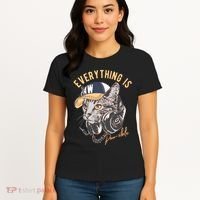 Funny Everything Is Pawsible Hiphop Cat Women's T-Shirt thumb 4