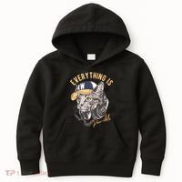 Funny Everything Is Pawsible Hiphop Cat Kids Hoodie thumb 0