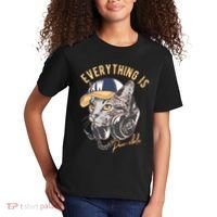 Funny Everything Is Pawsible Hiphop Cat Kids T-Shirt thumb 2