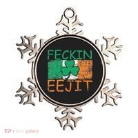 Feckin Eejit Ireland Irish Slang flag St Patricks Day Ornament thumb 0