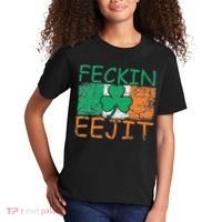 Feckin Eejit Ireland Irish Slang flag St Patricks Day Kids T-Shirt thumb 2