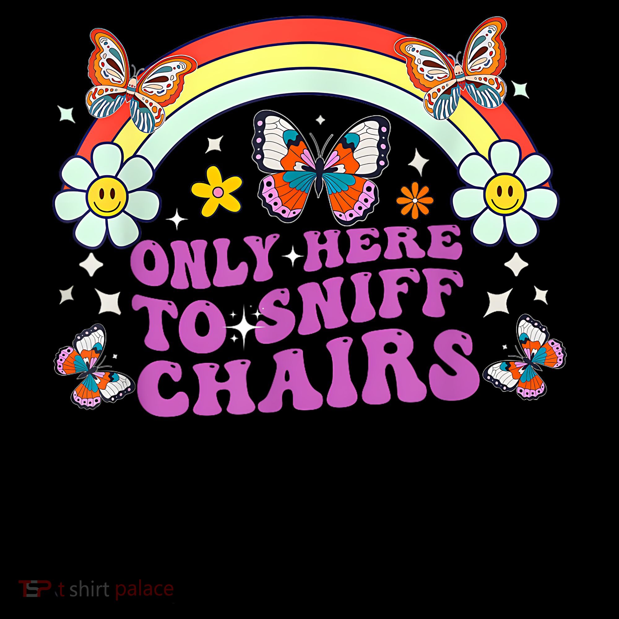 Funny Embarrassing Inappropriate Only Here To Sniff Chairs Doggie Tank