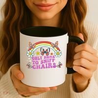 Funny Embarrassing Inappropriate Only Here To Sniff Chairs Coffee Mug thumb 3