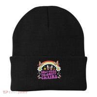 Funny Embarrassing Inappropriate Only Here To Sniff Chairs Beanie thumb 0