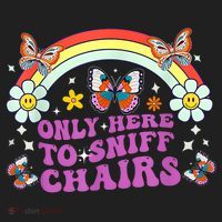 Funny Embarrassing Inappropriate Only Here To Sniff Chairs Hat thumb 2