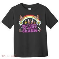 Funny Embarrassing Inappropriate Only Here To Sniff Chairs Toddler T-Shirt thumb 0