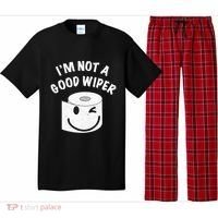 Funny Embarrassing IM Not A Good Wiper Humor Pajama Set thumb 0