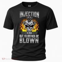 Fast Engines Injection Is Nice But I'd Rather Be Blown Gift Cooling Performance Crew T-Shirt thumb 0