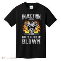 Fast Engines Injection Is Nice But I'd Rather Be Blown Gift Kids T-Shirt thumb 0