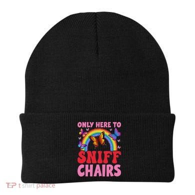 Funny Embarrassing Inappropriate Only Here To Sniff Chair Beanie