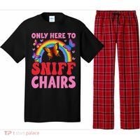 Funny Embarrassing Inappropriate Only Here To Sniff Chair Pajama Set thumb 0
