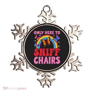Funny Embarrassing Inappropriate Only Here To Sniff Chair Ornament