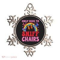 Funny Embarrassing Inappropriate Only Here To Sniff Chair Ornament thumb 0