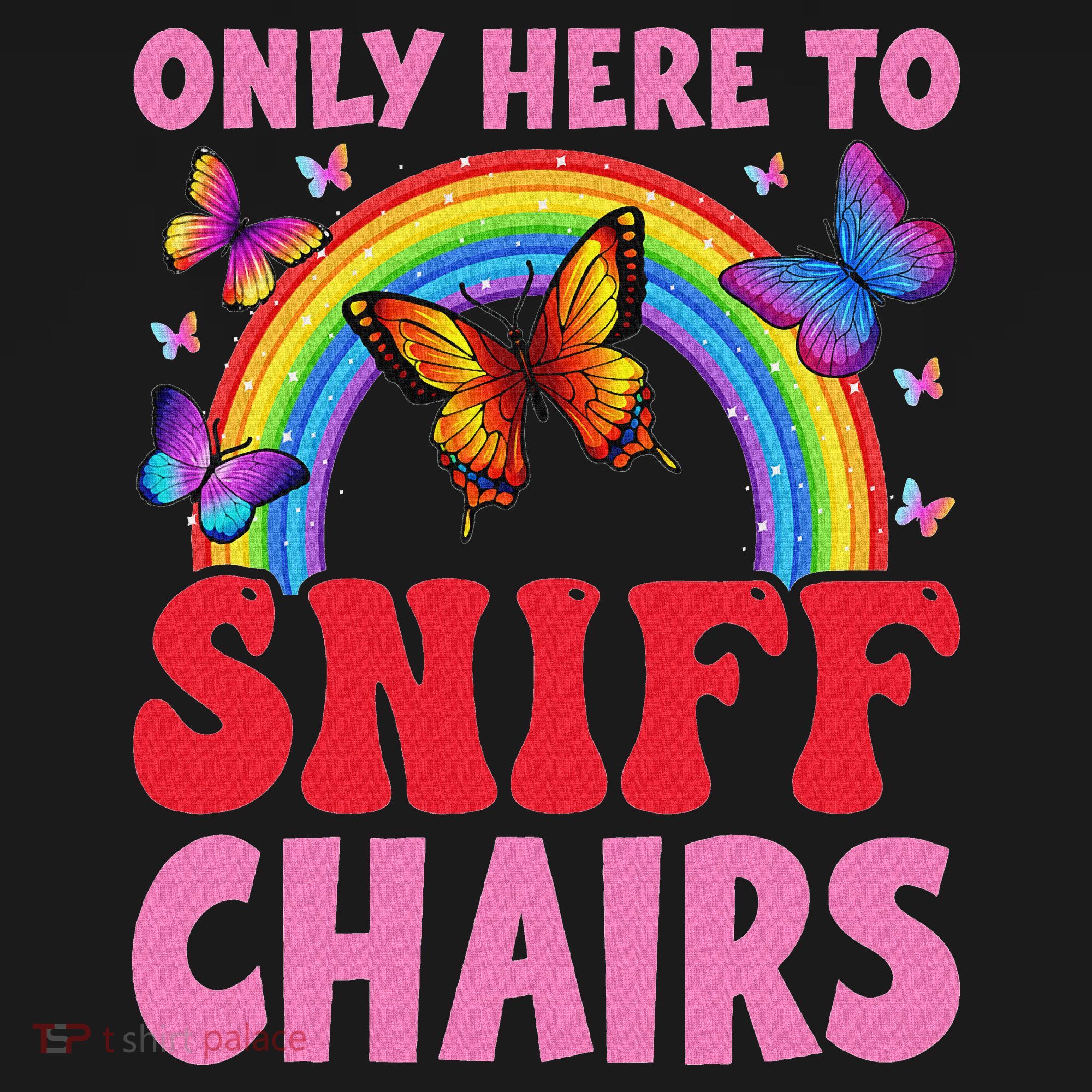 Funny Embarrassing Inappropriate Only Here To Sniff Chair Women's Tank Top
