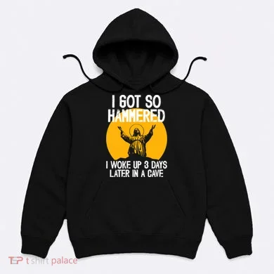 Funny Easter Jesus Got Hammered Resurrection Hoodie