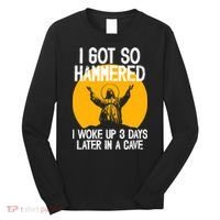 Funny Easter Jesus Got Hammered Resurrection  Long Sleeve Shirt thumb 0