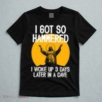 Funny Easter Jesus Got Hammered Resurrection  T-Shirt thumb 5
