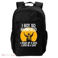 Funny Easter Jesus Got Hammered Resurrection  Backpack thumb 0