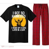 Funny Easter Jesus Got Hammered Resurrection  Pajama Set thumb 0