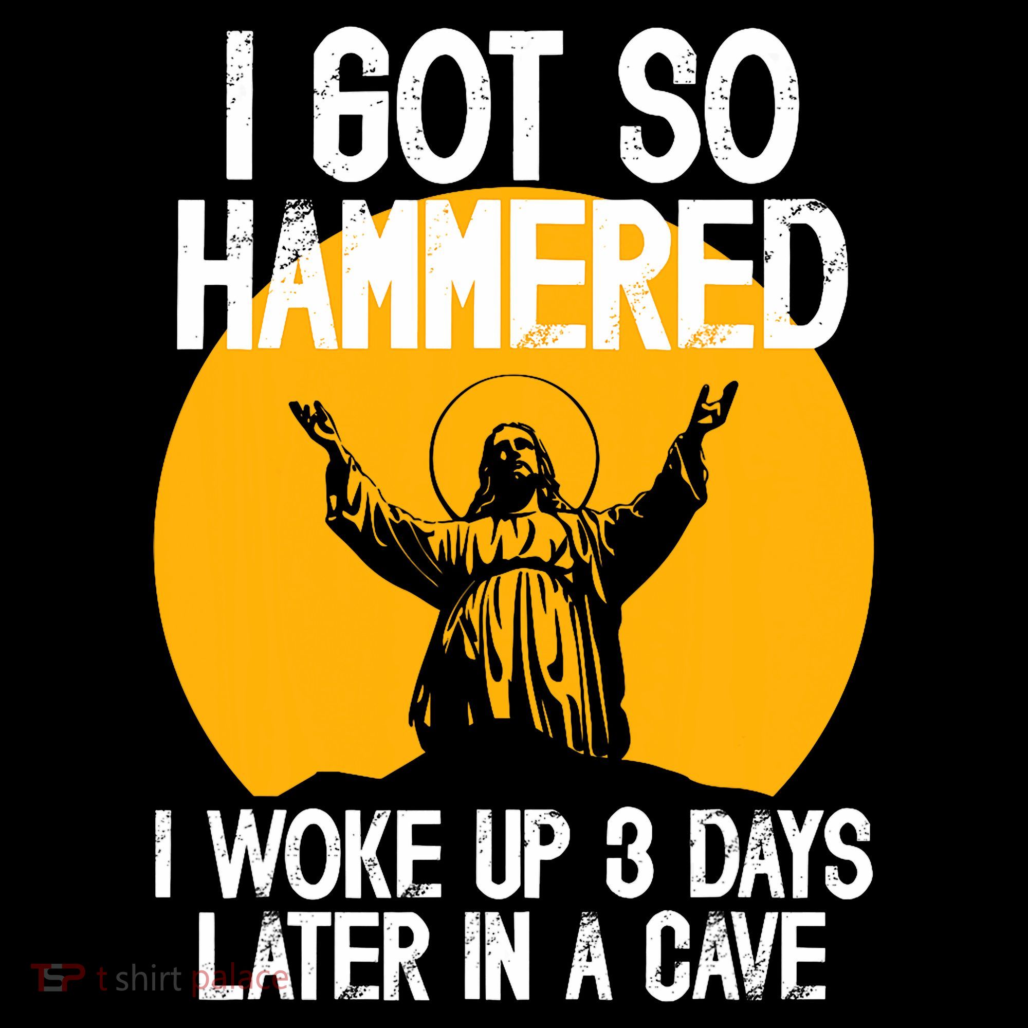 Funny Easter Jesus Got Hammered Resurrection  Ornament