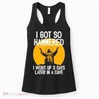 Funny Easter Jesus Got Hammered Resurrection  Women's Tank Top thumb 0