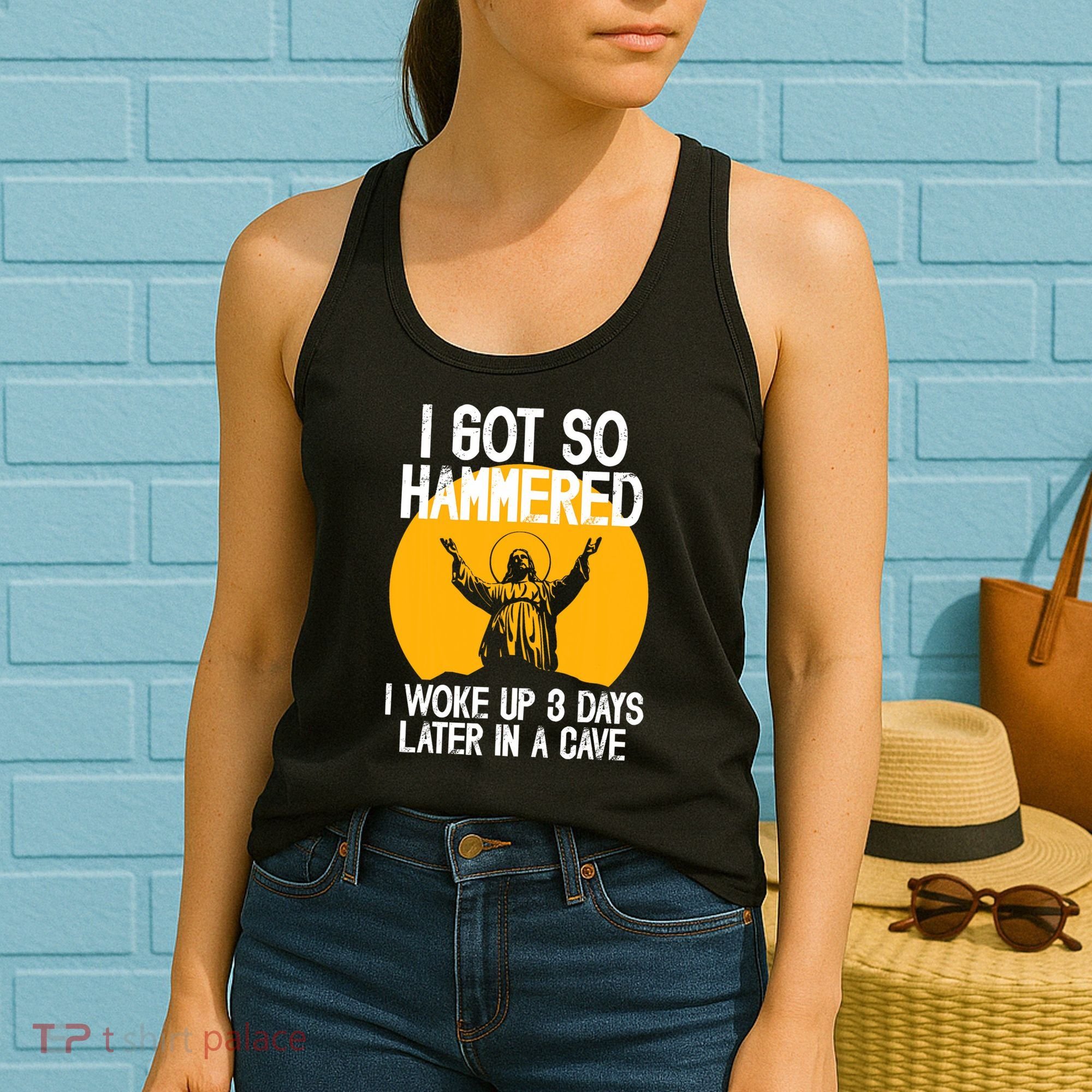 Funny Easter Jesus Got Hammered Resurrection  Women's Tank Top