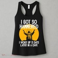 Funny Easter Jesus Got Hammered Resurrection  Women's Tank Top thumb 3