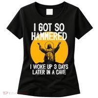 Funny Easter Jesus Got Hammered Resurrection  Women's T-Shirt thumb 0