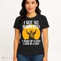 Funny Easter Jesus Got Hammered Resurrection  Women's T-Shirt thumb 4