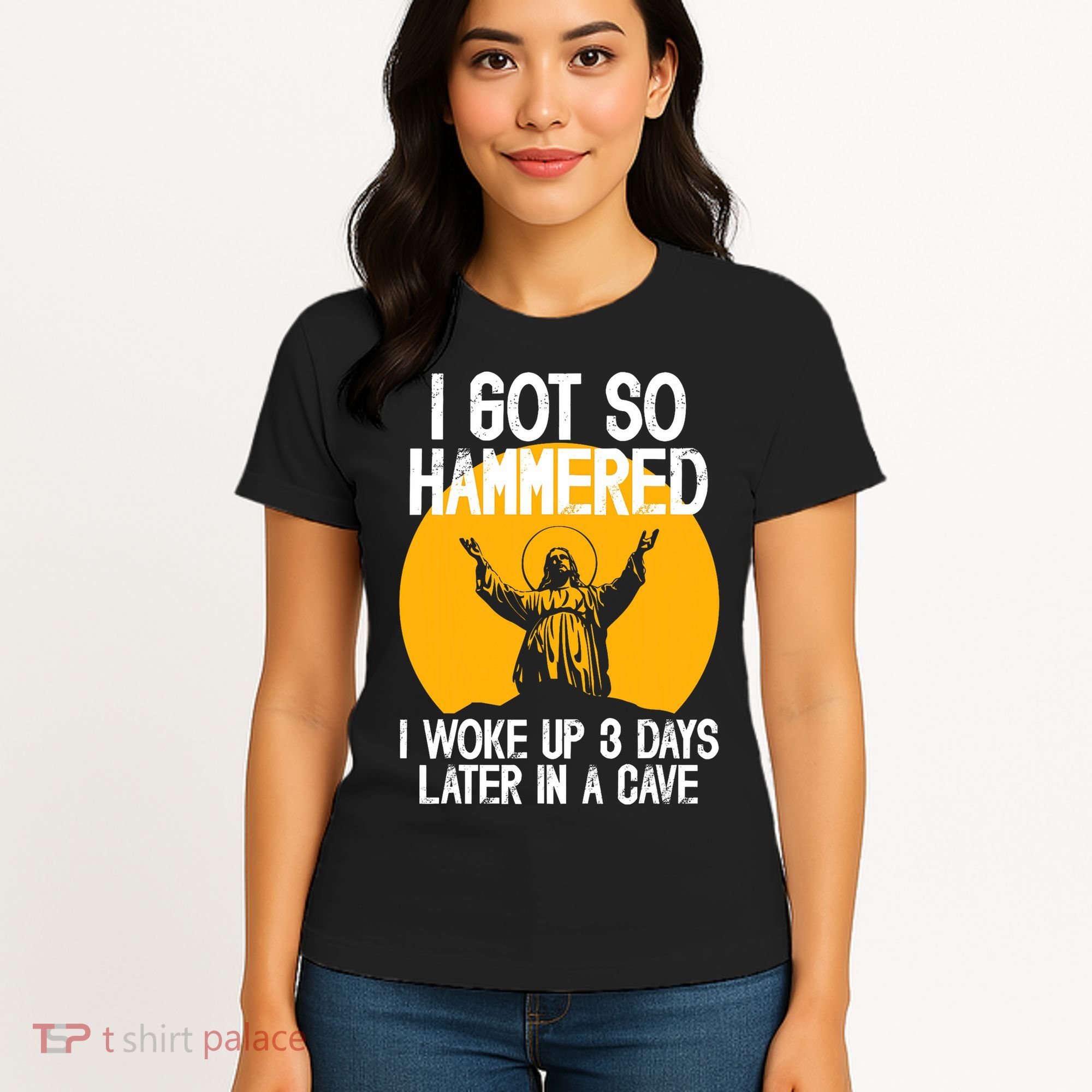 Funny Easter Jesus Got Hammered Resurrection  Women's T-Shirt