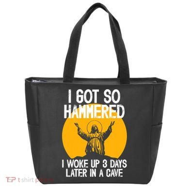 Funny Easter Jesus Got Hammered Resurrection  Tote Bag
