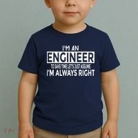 Funny Engineer Just Assume Im Always Right Toddler T-Shirt thumb 2