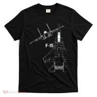 F15 Eagle Jet Military Stealth Fighter Jet T-Shirt thumb 0