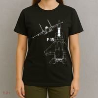 F15 Eagle Jet Military Stealth Fighter Jet T-Shirt thumb 4