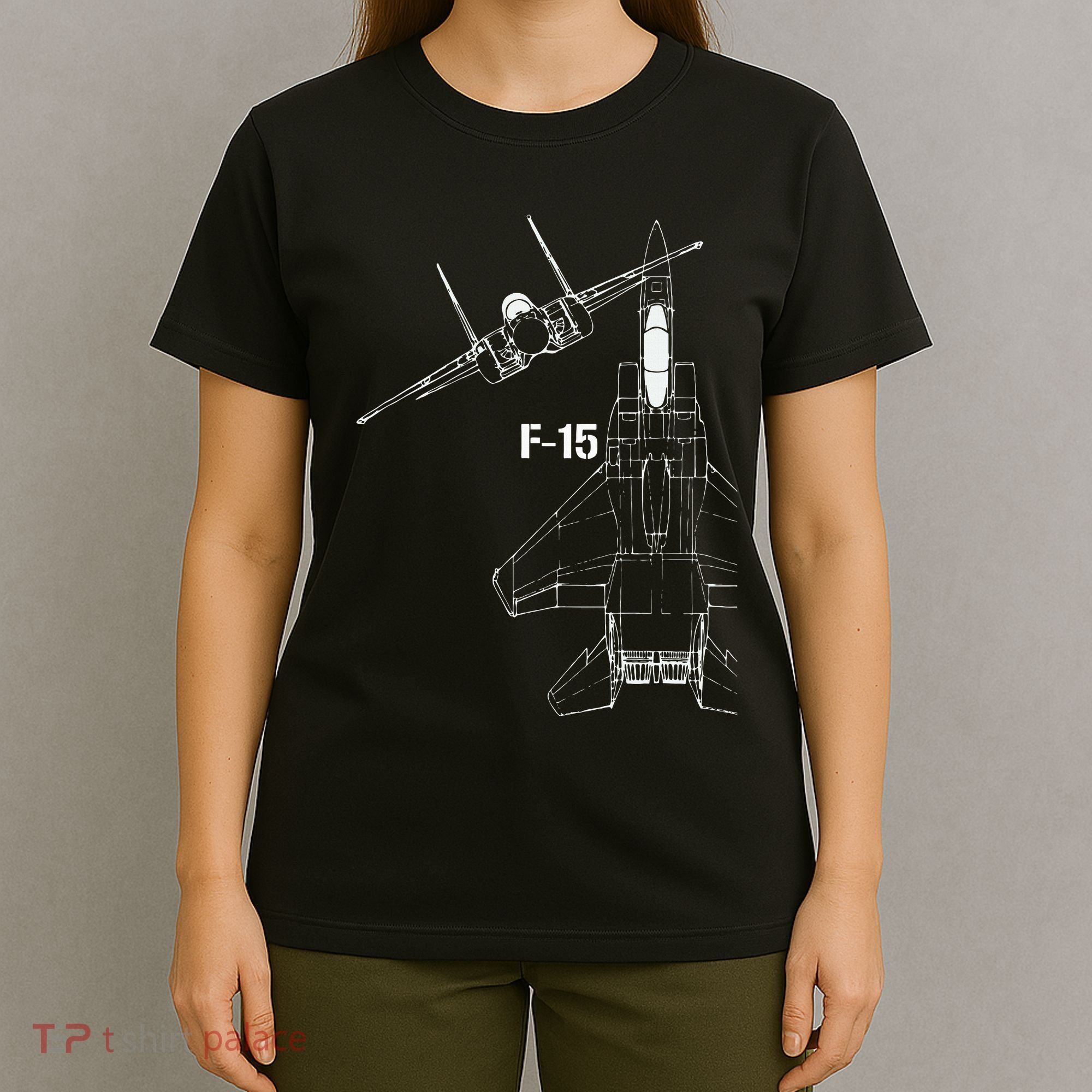 F15 Eagle Jet Military Stealth Fighter Jet T-Shirt